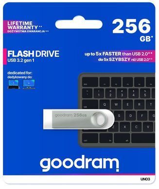 Flash Drive Goodram UNO3 256GB (UNO3-2560S0R11) [202170]