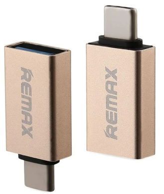 Адаптер Remax Glance USB-USB Type-C RA-OTG1 Gold (6954851289753) [604147]