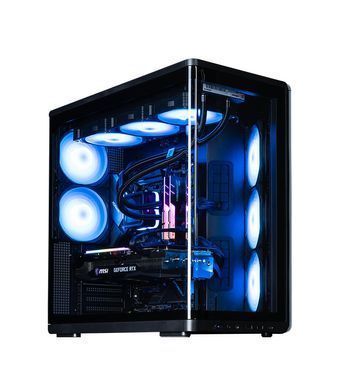 Корпус Zalman P60 без БЖ, 2xUSB3.0, 1x Type C, 3x120мм ARGB Reverse, 2x120мм ARGB, VGA 435мм, LCS ready, Curved Tempered Glass, Dual Chamber, ATX, чорний (P60BLACK) [112539]