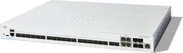 Комутатор Cisco Catalyst 1300 24x10GE SFP+, 4x10GE Shared (C1300-24XS) [105233]