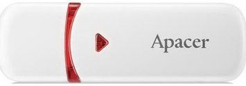 Накопичувач Apacer 64GB USB 2.0 Type-A AH333 Білий (AP64GAH333W-1) [108968]