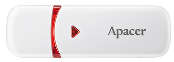 Flash Drive Apacer AH333 64GB White (AP64GAH333W-1) [202120]