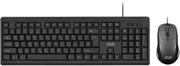 Комплект клавіатура та миша 2E MK401 USB-A, EN/UK, чорний (2E-MK401UB_UA) [103585]