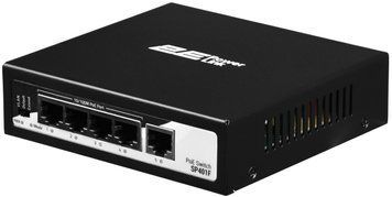 Комутатор 2E PowerLink SP401F 5xFE (4xPoE, 1xUplink), 55Вт, Некерований (2E-SP401F-2) [105105]