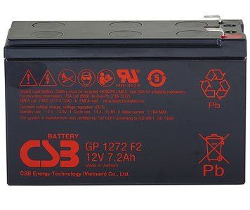 Акумуляторна батарея CSB 12V 7.2AH AGM (GP1272) [619068]