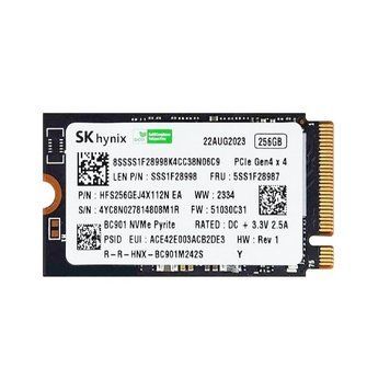 Накопичувач SSD 256GB SK hynix M.2 2242 NVMe PCIe 4.0 x4 (HFS256GEJ4X164N) [616230]