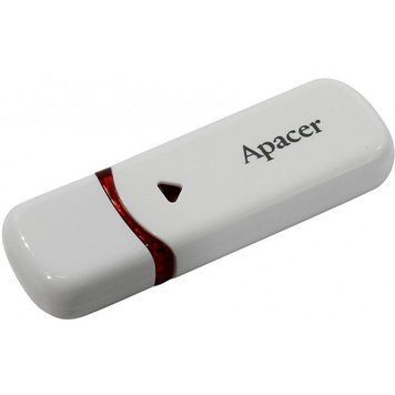 Флеш-накопичувач Apacer USB 2.0 AH333 64Gb White (AP64GAH333W-1) [803000]