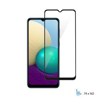 Захисне скло 2E для Samsung Galaxy A02 (A022), 2.5D FCFG, (1 Pack), чорна рамка (2E-G-A02-SMFCFG-BB) [103104]