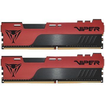 Модуль пам`яті DDR4 2x8GB/3600 Patriot Viper Elite II Red (PVE2416G360C0K) [619921]