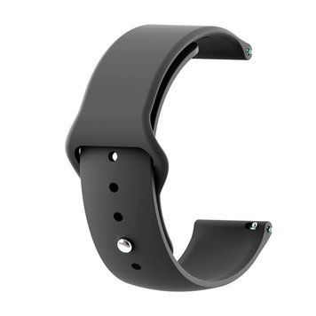 Силіконовий ремінець BeCover для Xiaomi iMi KW66/Mi Watch Color/Haylou LS01/Watch S1 Active Black (706356) [604766]