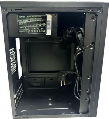 Корпус Delux MK 350 Black 450W 12Fan (MK 350 450W 12Fan) [614366]