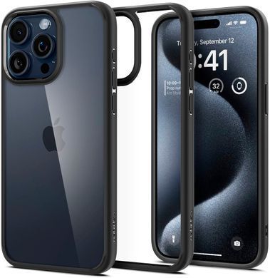 Чохол Spigen для iPhone 15 Pro, Ultra Hybrid, Matte Black (ACS06713) [108188]