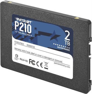Накопичувач SSD 2TB Patriot P210 2.5" SATAIII TLC (P210S2TB25) [607874]
