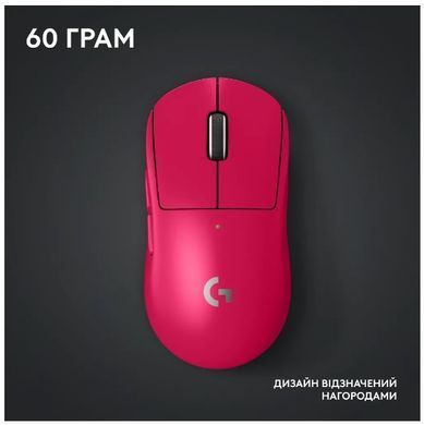 Миша Logitech G PRO X SUPERLIGHT 2 LIGHTSPEED Gaming, Magenta (910-006797) [200825]