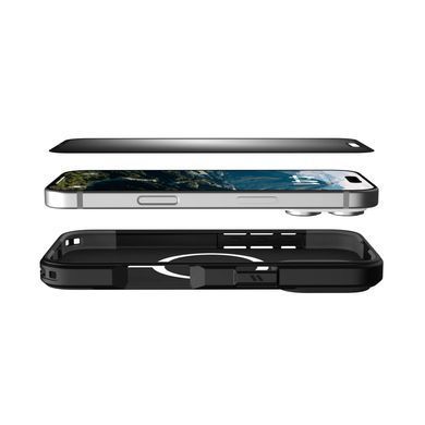 Захисна плівка анти-шпигун UAG для iPhone 16 Pro, Removable Privacy, Glass - Tint (14436811NA) [103132]