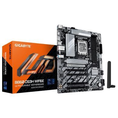 Материнська плата GIGABYTE B860 DS3H WIFI6E sAM5 B860 4xDDR5 M.2 Wi-Fi BT HDMI DP ATX (B860_DS3H_WIFI6E) [109233]
