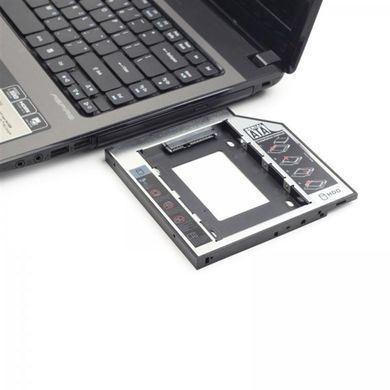 Адаптер HDD 2,5" для ноутбука в відсік CD-ROM Gembird (9.5 мм) (MF-95-01) [608271]