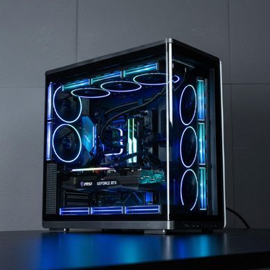 Корпус Zalman P60 без БЖ, 2xUSB3.0, 1x Type C, 3x120мм ARGB Reverse, 2x120мм ARGB, VGA 435мм, LCS ready, Curved Tempered Glass, Dual Chamber, ATX, чорний (P60BLACK) [112539]