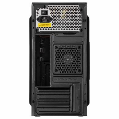 Корпус 2E TeamX TMX03 з БЖ 2E ATX500W, 2xUSB3.0, 1x80мм, VGA 220мм, mATX, чорний (2E-TMX03-500) [111340]