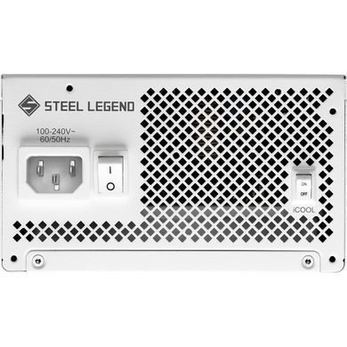 БЖ 1000W ASRock SteelLegend White ATX 3.1 135mm, 80+ Gold, Fully Modular, Retail (SL-1000GW) [403442]