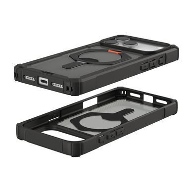 Чохол UAG для iPhone 17 Pro Max, Plasma XTE MagSafe, Black/Pop Orange (114528114097) [111083]