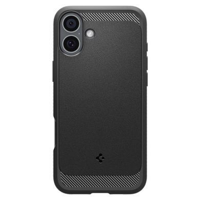 Чохол Spigen для iPhone 16, Rugged Armor MagFit, Matte Black (ACS08214) [108288]