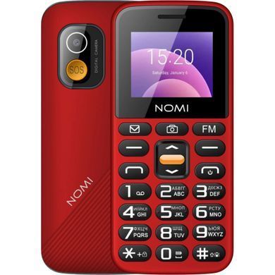 Мобiльний телефон Nomi i1820 Dual Sim Red (i1820 Red) [613689]