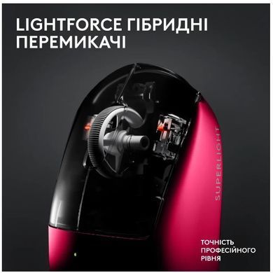Миша Logitech G PRO X SUPERLIGHT 2 LIGHTSPEED Gaming, Magenta (910-006797) [200825]