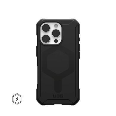 Чохол UAG для iPhone 16 Pro, Essential Armor Magsafe, Black (114448114040) [111611]