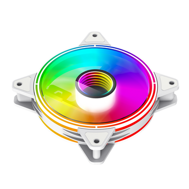 Кулер для корпуса GAMEMAX (FN-12Rainbow-Q-Infinity WT) [303429]