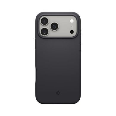 Чохол Spigen для iPhone 17 Pro, Silicone Fit MagFit, Black (ACS10335) [112377]