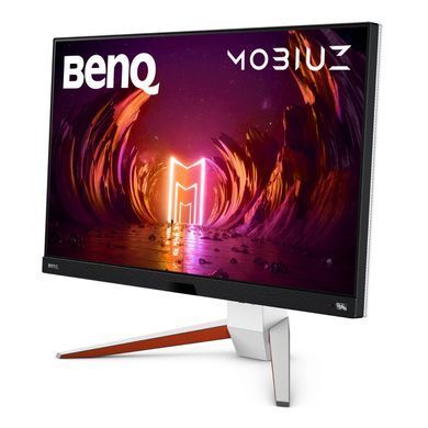 Монітор TFT 27" BenQ EX2710U, 4K UHD, IPS, 144Hz, 1 мс, 2хHDMI, DP, USB-hub, HAS, колонки, білий (9H.LKTLA.TBE) [403634]
