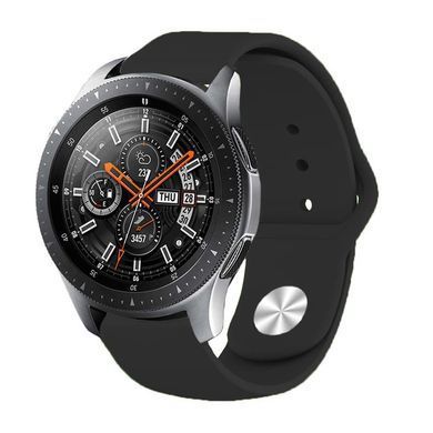Силіконовий ремінець BeCover для Xiaomi iMi KW66/Mi Watch Color/Haylou LS01/Watch S1 Active Black (706356) [604766]