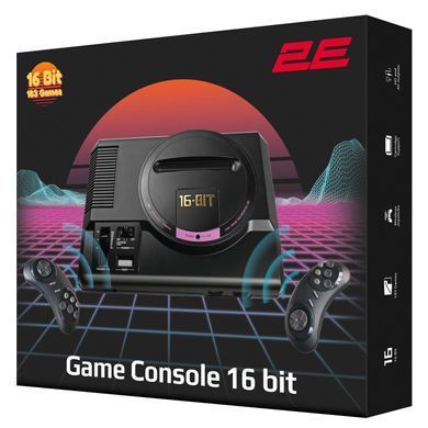 Ігрова консоль 2Е 16bit HDMI (2 бездротових геймпада, 183 гри) (2E16BHDWS188) [102482]