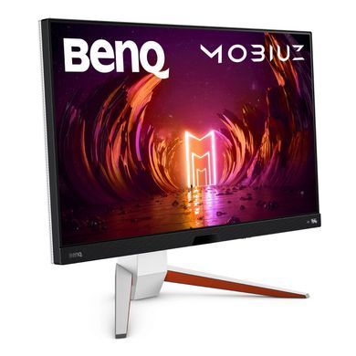 Монітор TFT 27" BenQ EX2710U, 4K UHD, IPS, 144Hz, 1 мс, 2хHDMI, DP, USB-hub, HAS, колонки, білий (9H.LKTLA.TBE) [403634]