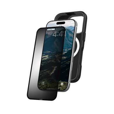 Захисна плівка анти-шпигун UAG для iPhone 16 Pro, Removable Privacy, Glass - Tint (14436811NA) [103132]