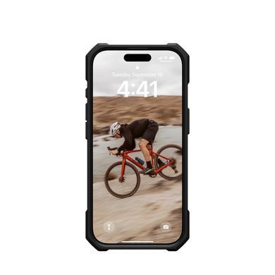 Чохол UAG для iPhone 16 Pro, Essential Armor Magsafe, Black (114448114040) [111611]