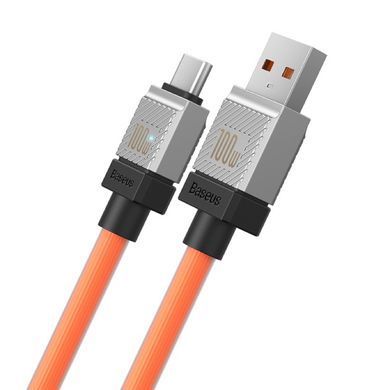 Кабель Baseus CoolPlay Series Fast Charging Cable USB to Type-C 100W 2m Orange (CAKW000707) [803293]