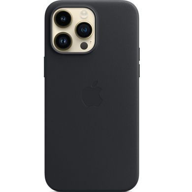 Чохол-накладка Apple Leather Case with MagSafe для Apple iPhone 14 Pro Max Midnight (MPPM3) [616312]