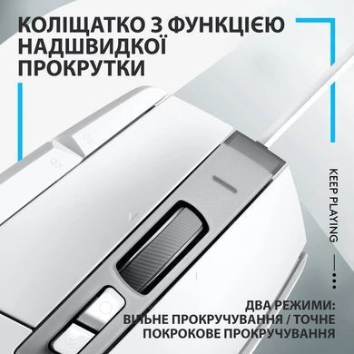 Миша Logitech G502 X White (910-006146) [606465]