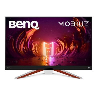 Монітор TFT 27" BenQ EX2710U, 4K UHD, IPS, 144Hz, 1 мс, 2хHDMI, DP, USB-hub, HAS, колонки, білий (9H.LKTLA.TBE) [403634]