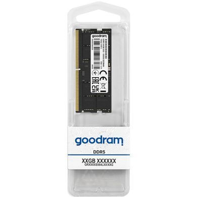 SoDIMM 16Gb DDR5 5600 MHz GoodRAM, Retail (GR5600S564L46S/16G) [403945]