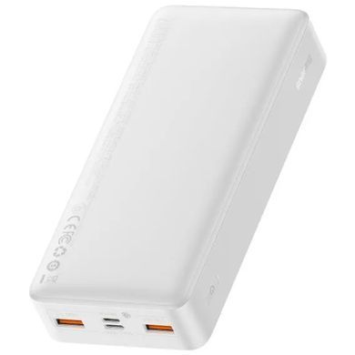 УМБ Baseus Bipow 20000mAh 20W, MicroUSB, 2xUSB,1xType-C In/Out PD3.0,QC3.0 White (PPBD050302) [42238]