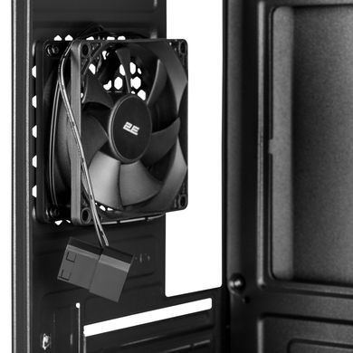 Корпус 2E TeamX TMX03 з БЖ 2E ATX500W, 2xUSB3.0, 1x80мм, VGA 220мм, mATX, чорний (2E-TMX03-500) [111340]