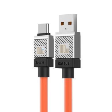 Кабель Baseus CoolPlay Series Fast Charging Cable USB to Type-C 100W 2m Orange (CAKW000707) [803293]