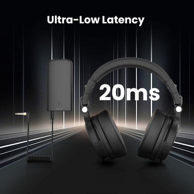 Гарнітура OneOdio Studio Max 1, Bluetooth, Hi-Res Wireless/LDAC +3,5мм/6,35мм Audio (Studio Max 1 Black) [404466]