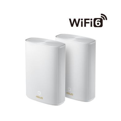 Wi-Fi Mesh система Asus ZenWiFi AX Hybrid (XP4) 2pk White (90IG05T0-BM9110) (XP4 (2-PK) White) [609509]