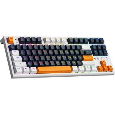 Клавіатура GamePro Red з Hot-Swap RGB White (MK180W) [617555]