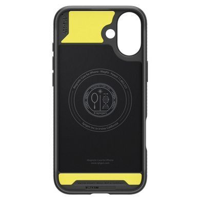 Чохол Spigen для iPhone 16, Rugged Armor MagFit, Matte Black (ACS08214) [108288]