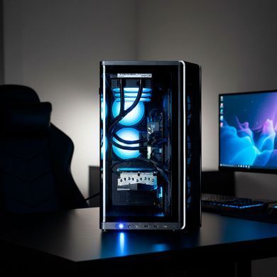 Корпус Zalman P60 без БЖ, 2xUSB3.0, 1x Type C, 3x120мм ARGB Reverse, 2x120мм ARGB, VGA 435мм, LCS ready, Curved Tempered Glass, Dual Chamber, ATX, чорний (P60BLACK) [112539]